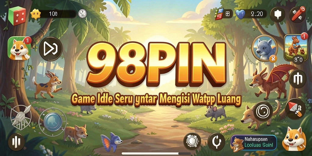Tampilan gameplay <strong>98SPIN</strong> yang menarik dan penuh warna.