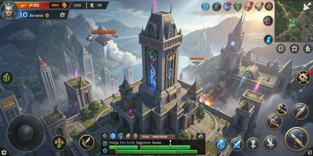 Tangkapan layar gameplay API88 menampilkan aksi seru dan strategi menara.