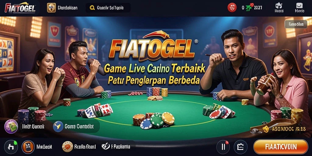 Tampilan gameplay Live Casino yang mendebarkan dan interaktif.