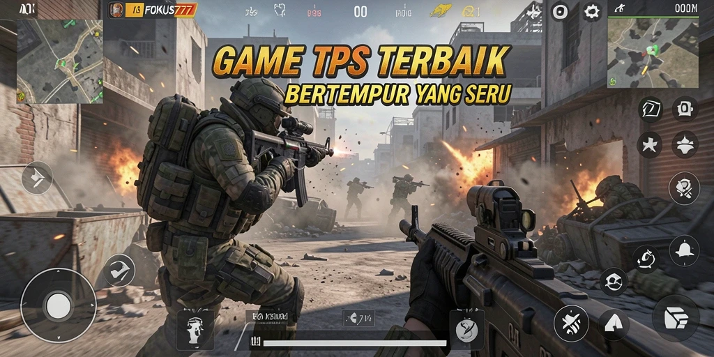 Screenshot dari gameplay FOKUS777 yang menunjukkan aksi pertempuran yang mendebarkan.