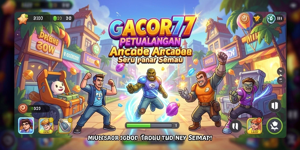 Tangkapan layar gameplay GACOR77 yang menampilkan keseruan bermain Arcade.