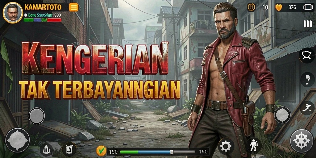 Screenshot menampilkan gameplay mencekam di KAMARTOTO.