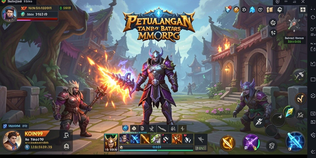 Tampilan gameplay menarik dari KOIN99 dengan grafis berkualitas tinggi.
