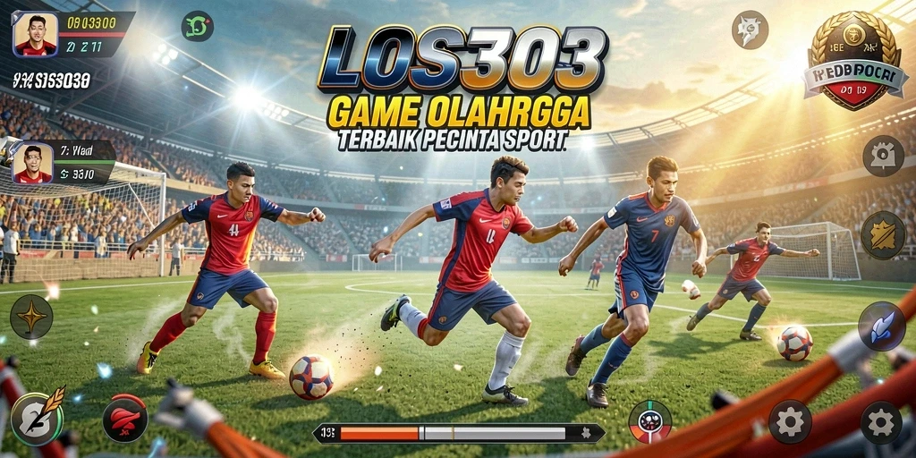 Tangkapan layar menunjukkan gameplay menarik dari LOS303 dengan berbagai pilihan olahraga.