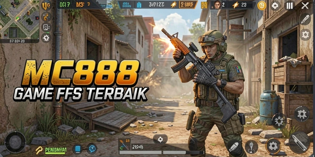 Tampilan aksi mendebarkan dalam gameplay MC888 yang penuh ketegangan.