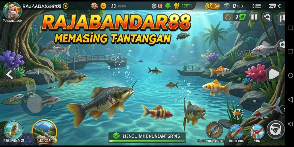 Tangkapan ikan yang spektakuler dalam gameplay RAJABANDAR88.