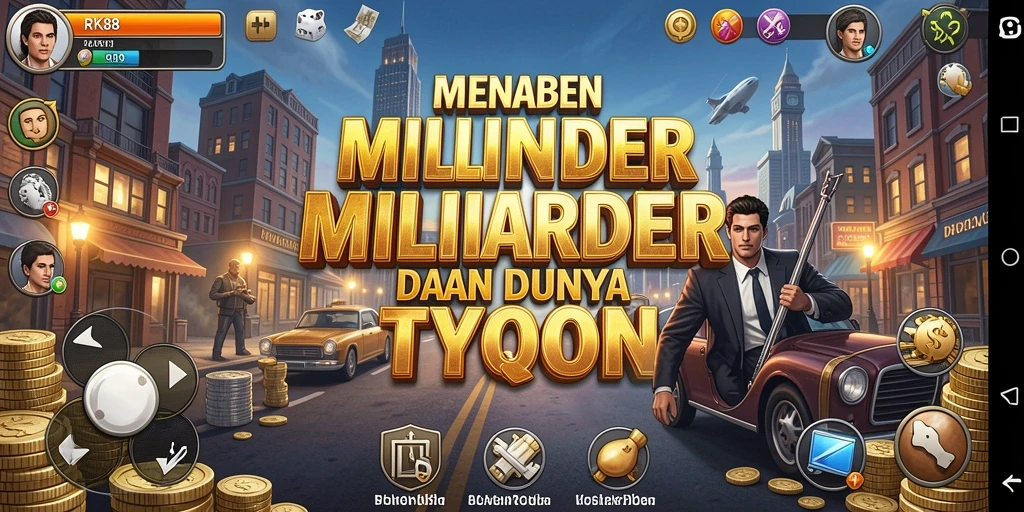 Screenshot menunjukkan gameplay Tycoon yang menarik dan interaktif.