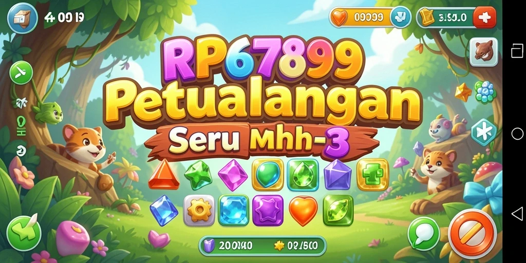 Screenshot gameplay RP6789 menampilkan aksi mencocokkan yang seru.