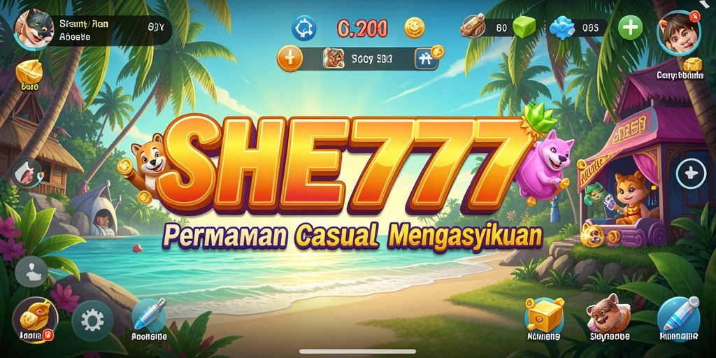 Tangkapan layar gameplay <strong>SHE777</strong> yang menunjukkan keseruan permainan Casual.