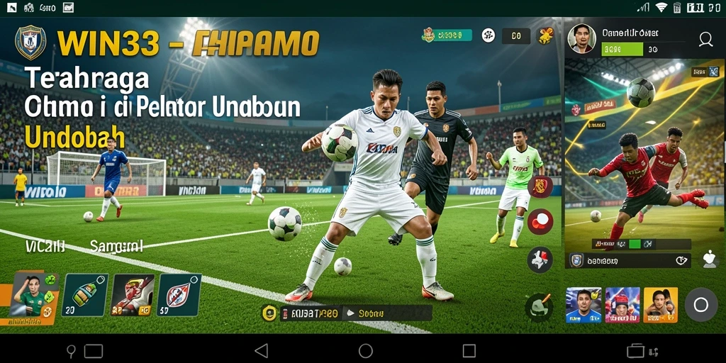 Tampilan gameplay WIN33 yang mendebarkan saat bertanding di lapangan.
