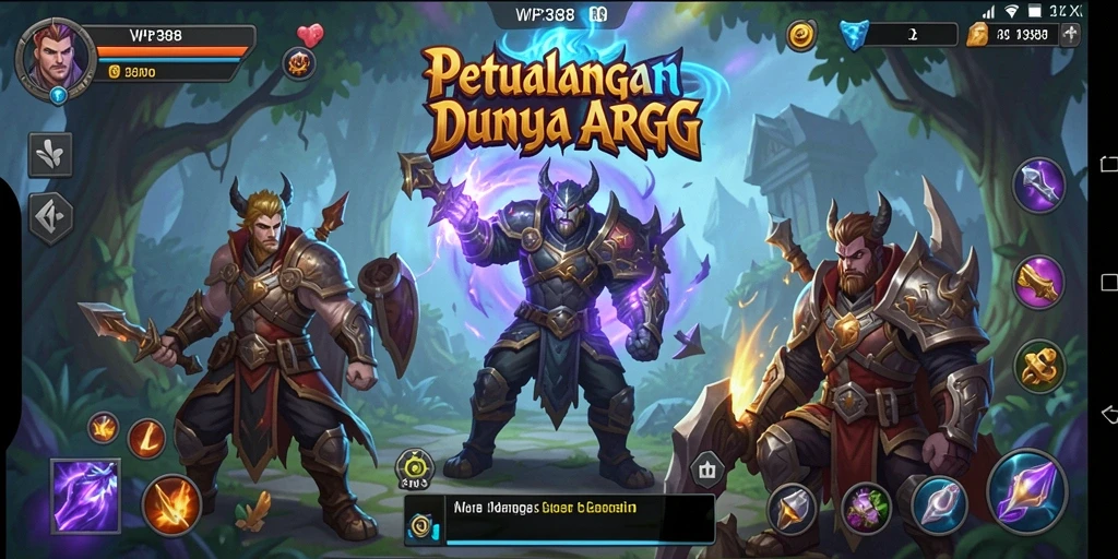 Tangkapan layar gameplay menampilkan aksi seru dalam petualangan ARPG.
